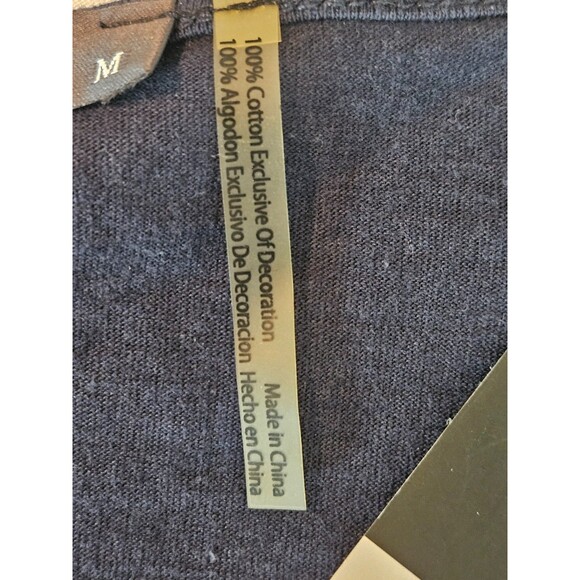 Kiara Women's Sequin Blue Short Sleeve Sparkling Top Medium M NWT - Picture 7 of 9